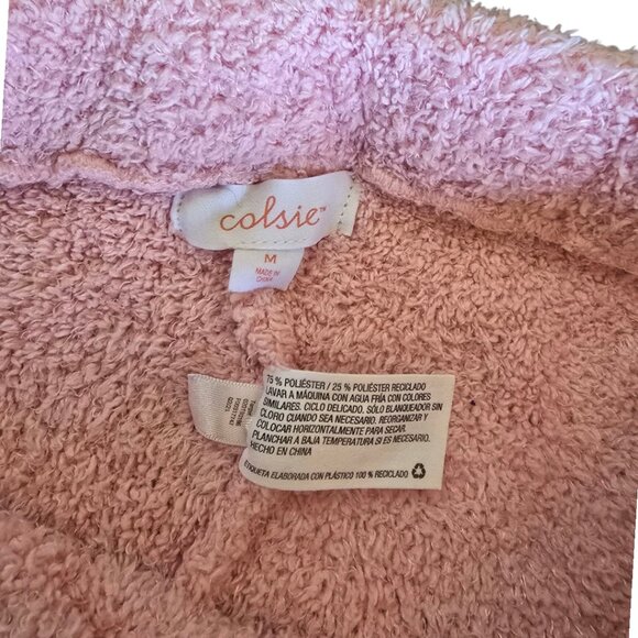 COLSIE Soft Fuzzy Sleep Lounge Shorts sz M - Picture 2 of 5